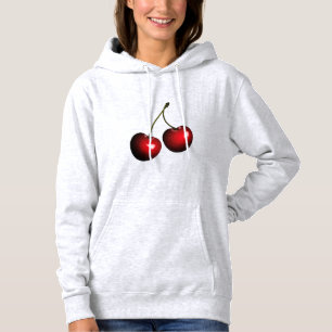Rode zoete kersen - vers hoodie