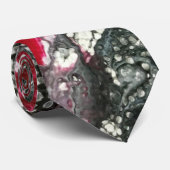 Rode zombie-stropdas stropdas (Opgerold)