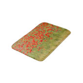 rode zomerbloem badmat (Gekanteld)