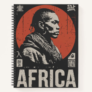 Rode zon Afrikaanse portret Cultureel erfgoed ku Notitieboek