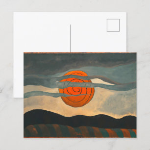 Rode Zon Arthur Dove Briefkaart