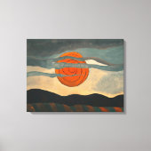 Rode Zon | Arthur Dove | Canvas Afdruk (Voorkant)