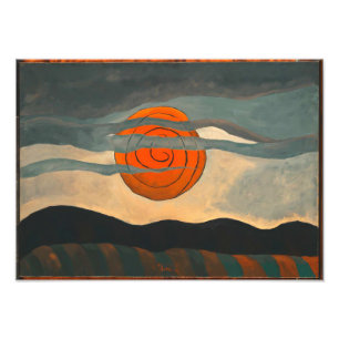 Rode Zon Arthur Dove Foto Afdruk