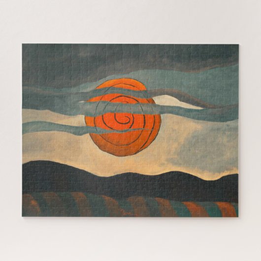 Rode Zon | Arthur Dove | Legpuzzel (Horizontaal)