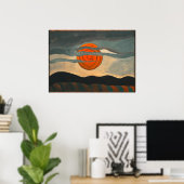 Rode Zon | Arthur Dove | Poster (Thuiskantoor)