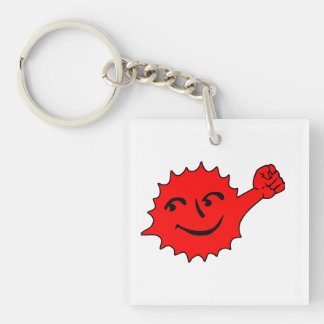Rode Zon Cheer Mascotte Sleutelhanger