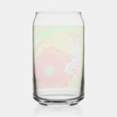 Rode zon en een nar kunst blikvorm glas (Voorkant)