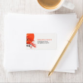 Rode zon en oude sakura bruiloft etiket (Insitu)