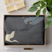 RODE ZON, JAPANSE VLIEGENDE KRANEN, ZEEEN GOLVEN I TISSUEPAPIER (Geschenk)