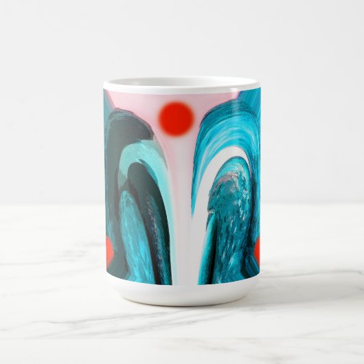 Rode zon koffiemok (Center)