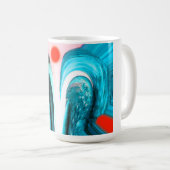 Rode zon koffiemok (Voorkant rechts)