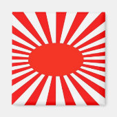 rode zon magneet (Voorkant)