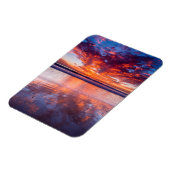 Rode zon over het zee, Californië Magneet (Linkerzijde)