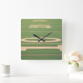 Rode zone Football wandklok (Huis)