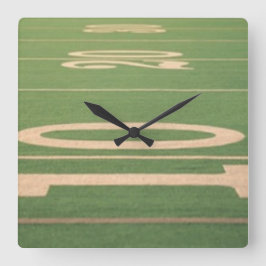 Rode zone Football wandklok