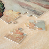 Rode Zonnebloem 500 Stuk Puzzel (Zijkant)