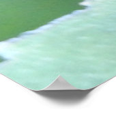 Rode zonnebloem Poster (Hoek)