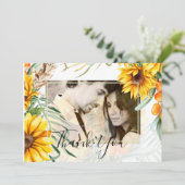 Rode Zonnebloemen Pampasgras Bruiloft (Staand voorkant)