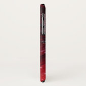 Rode zonnebloempitten en regenval Case-Mate iPhone case (Achterkant/links)