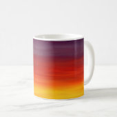 Rode Zonsondergang Custom Naam Koffiemok (Voorkant rechts)