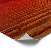 rode zonsondergang poster (Hoek)