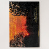 Rode zonsondergang puzzel RV 24 (Verticaal)