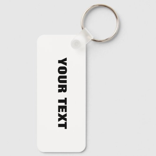 Rode zuiger aangepaste sleutelhanger (Achterkant)