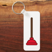 Rode zuiger aangepaste sleutelhanger (Voorkant)