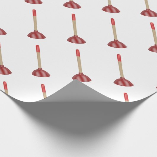 Rode zuiger cadeaupapier (Hoek)