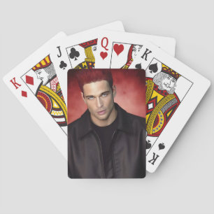 Rode zwaartekracht pokerkaarten