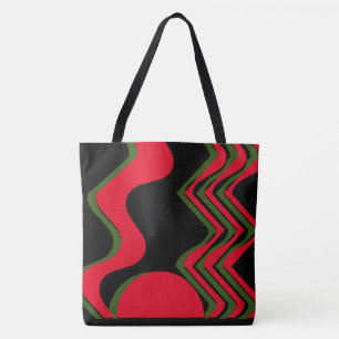 RODE ZWART EN GROEN tas
