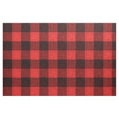 Rode Zwart Kruisraster Buffalo Check Stof (Fat Quarter)