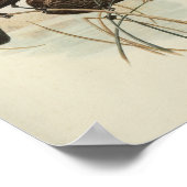 rode zwarte Bird Print (Hoek)