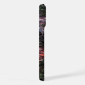 Rode zwarte boomschors Monogram iPhone Hoesje (Rechterkant)