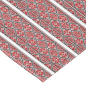 Rode zwarte borduurvis uit Oekraïne Tafelkleed (Gekanteld)