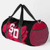 Rode & Zwarte Borstelige Fitness Tas (Rechterhoek)