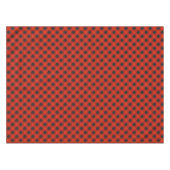 Rode zwarte buffel check kerst tafelkleed (Voorkant (Horizontaal))