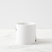 Rode zwarte cocaïne espresso kop (Voorkant)