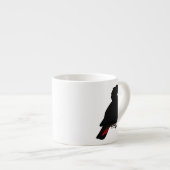 Rode zwarte cocaïne espresso kop (Voorkant rechts)