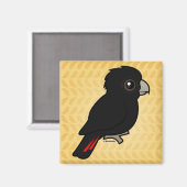 Rode zwarte cocaïne magneet (Voorkant / Achterkant)