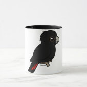 Rode zwarte cocaïne mok (Midden)