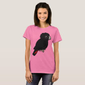 Rode zwarte cocaïne t-shirt (Voorkant volledig)
