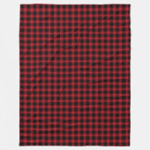 Rode zwarte deken Classic Buffalo Plaid Comfort (Voorkant)