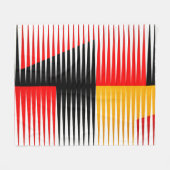 Rode, zwarte en gele illustraties fleece deken (Voorkant (Horizontaal))