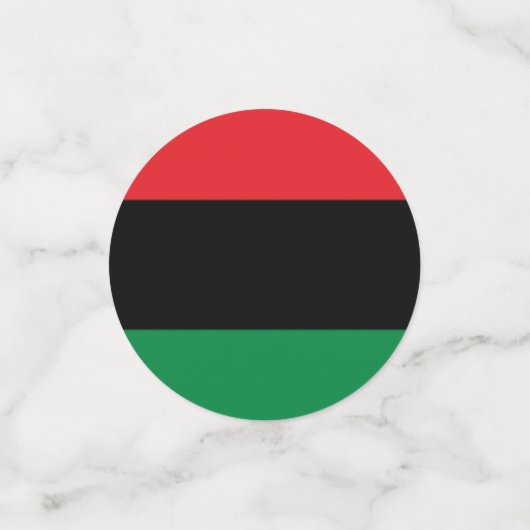 Rode zwarte en groene Confetti (Kleine voorkant)