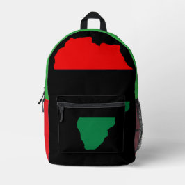 Rode zwarte en groene rugzak