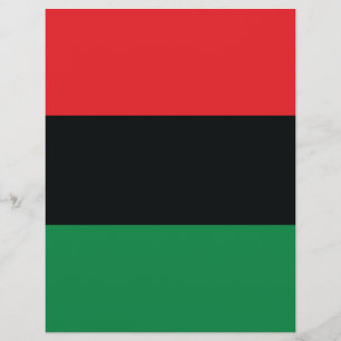 Rode, zwarte en groene vlag
