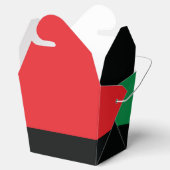 Rode, zwarte en groene vlag bedankdoosjes (Geopend)