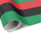 Rode zwarte en groene vlag cadeaupapier (Rol Hoek)