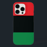 Rode, zwarte en groene vlag iPhone 16 pro hoesje<br><div class="desc">De drie Pan-Afrikaanse kleuren op de vlag vertegenwoordigen: RED: het bloed dat alle mensen van de zwarte Afrikaanse afstamming verenigt en voor bevrijding zorgt; BLACK: zwarte mensen wier bestaan als natie, maar niet als natie, wordt bevestigd door het bestaan van de vlag; en GREEN: de overvloed aan natuurlijke rijkdom van...</div>